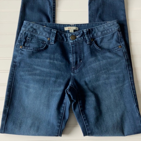 CAbi Jeans Knight Dark Wash Ankle Jeans Size 6 - Picture 1 of 5